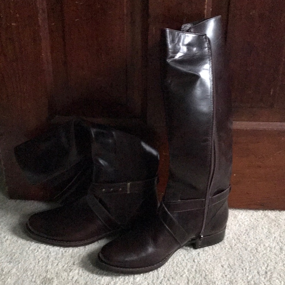 Burgundy Steve Madden Alyyw boots